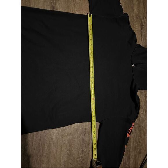 Eggie Brand Women’s Graphic Long Sleeve Hoodie Lightweight Black Size Small - Picture 8 of 9